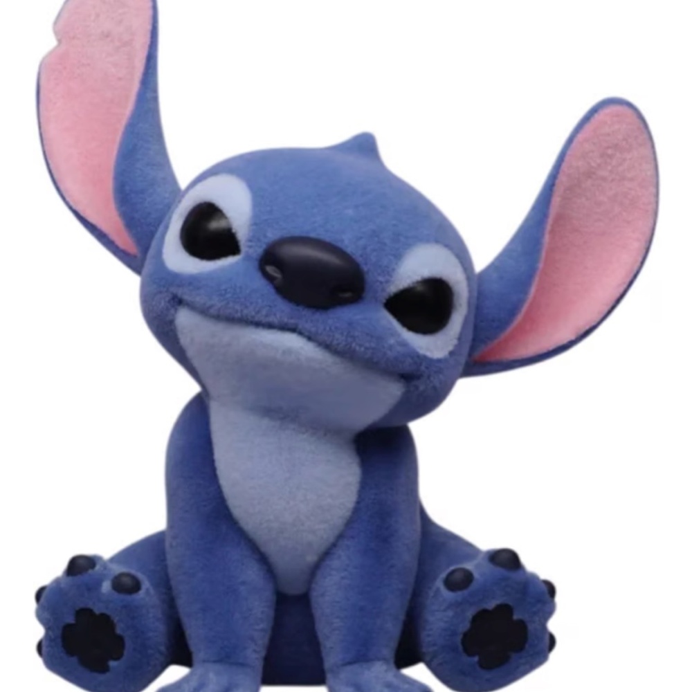 Stitch Movie Flocked Figural Coin Bank